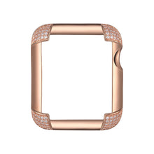 Load image into Gallery viewer, Pavé Corners Apple Watch Case - Rose Gold