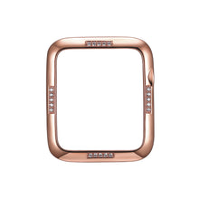 Load image into Gallery viewer, Face view Rose Gold Dash Apple Watch Case jewelry