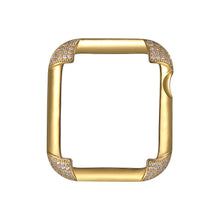 Load image into Gallery viewer, Pavé Corners Apple Watch Case - Gold