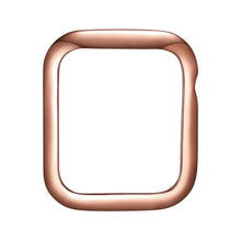Load image into Gallery viewer, Face view Rose Gold Minimalist Apple Watch Case jewelry