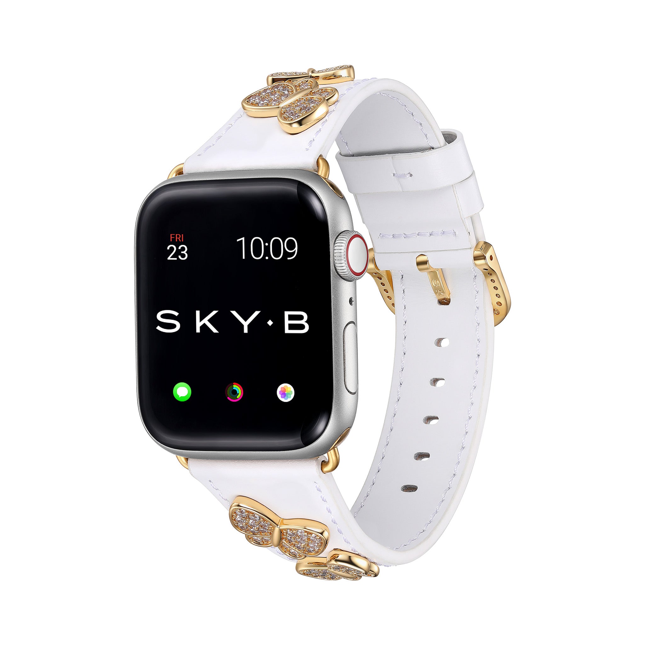 Skylar Tan & White Apple Watch Band