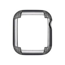 Load image into Gallery viewer, Pavé Corners Apple Watch Case - Gunmetal
