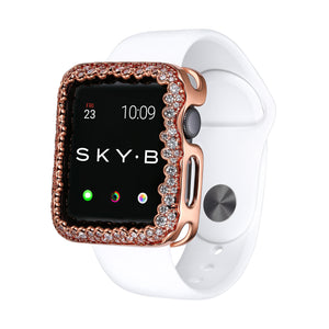 Champagne Bubbles Apple Watch Case - Rose Gold
